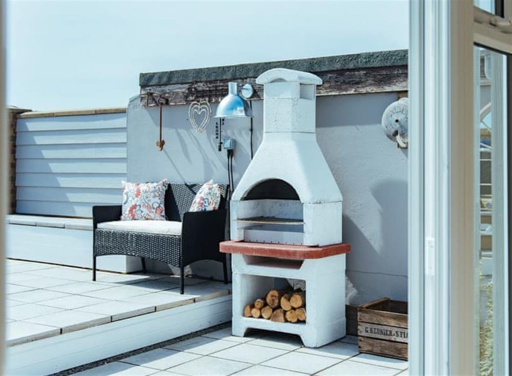 Built-in-BBQ at Sea Song in Middleton-on-Sea, England