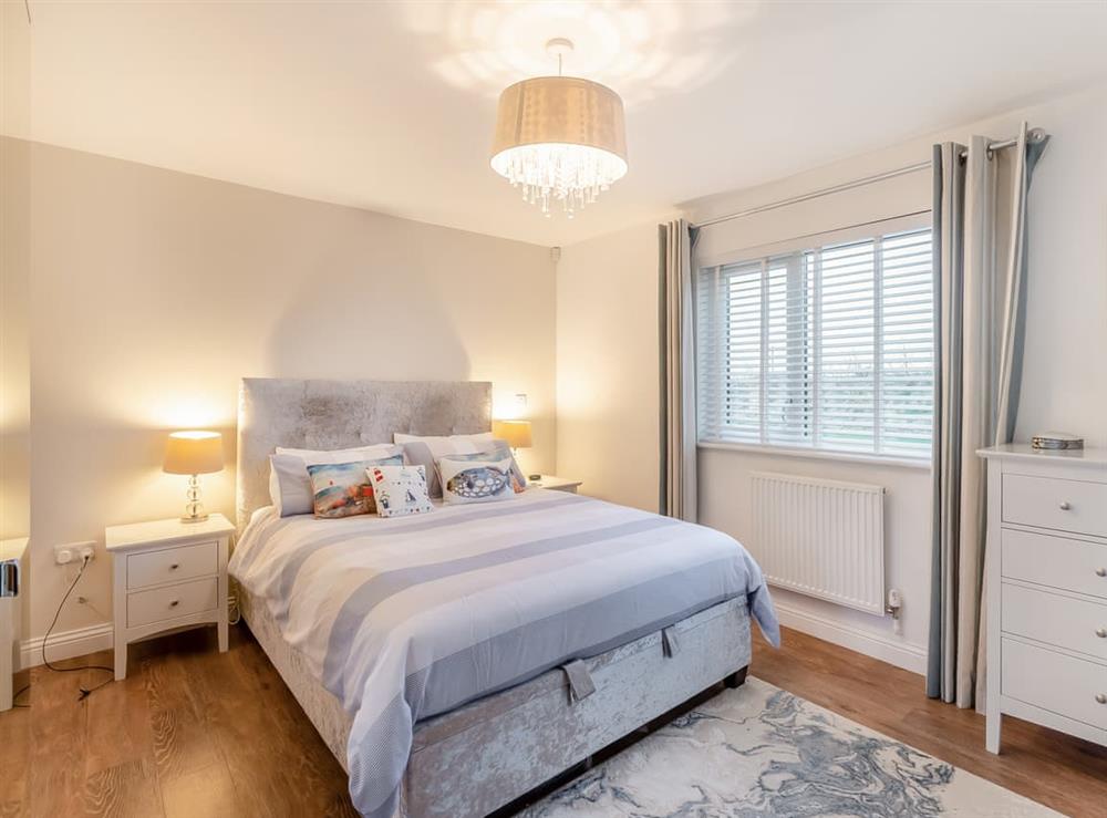Double bedroom at Sea Spray in Beadnell, Northumberland