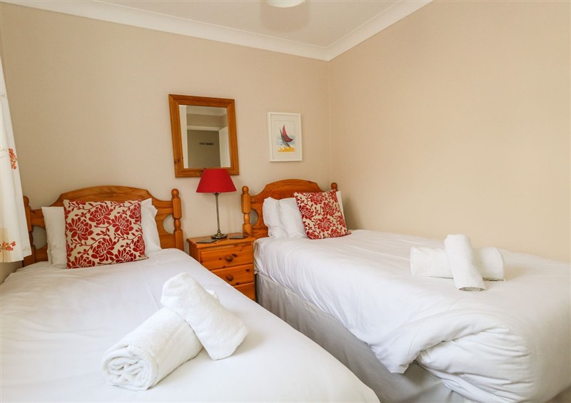 One of the 2 bedrooms at Sea Spray, Bowleaze