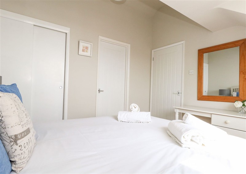 One of the bedrooms at Sea Spray, Bowleaze
