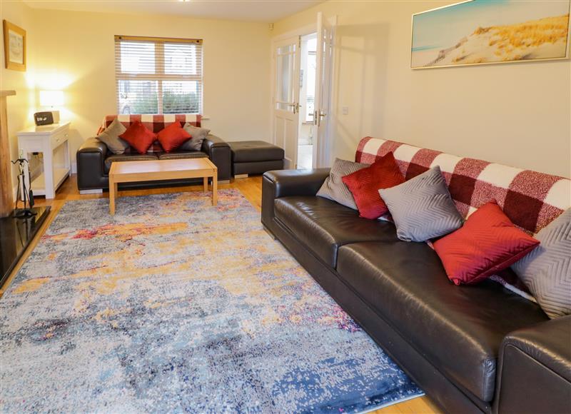 This is the living room at Sea Spray Cottage, Rathmullan