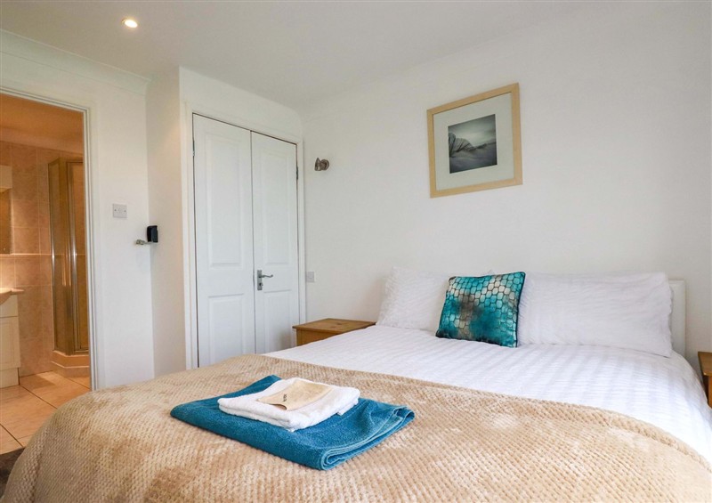 A bedroom in Sea Thrift at Sea Thrift, White Cross near Indian Queens