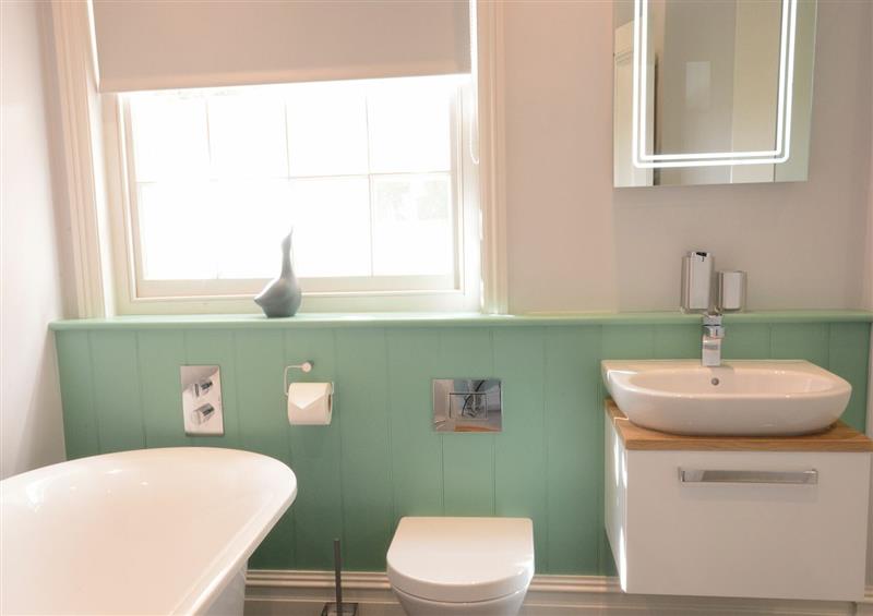 This is the bathroom at Sea Tower, Aldeburgh, Aldeburgh