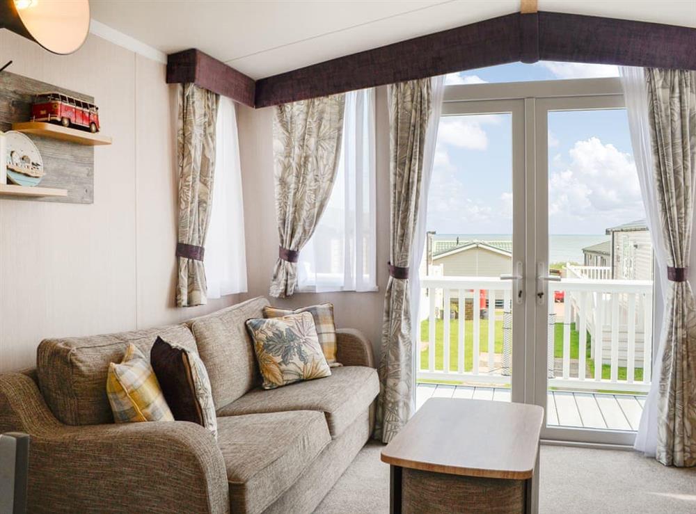 Living area at Sea View 40 in Southerness, Dumfriesshire
