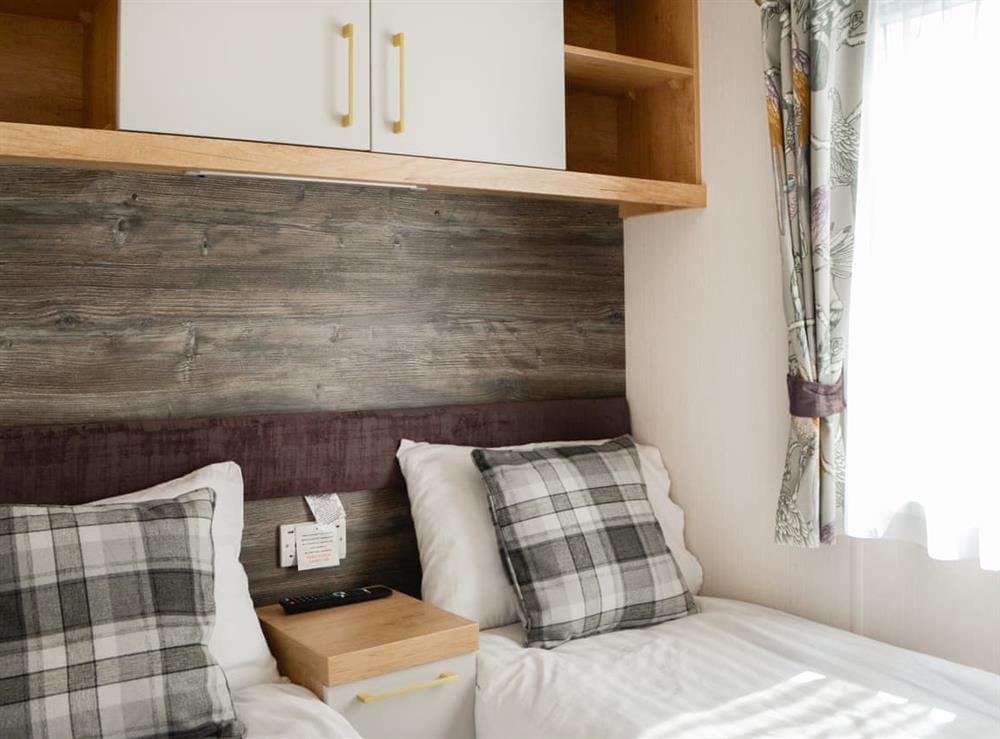 Twin bedroom at Sea View 40 in Southerness, Dumfriesshire
