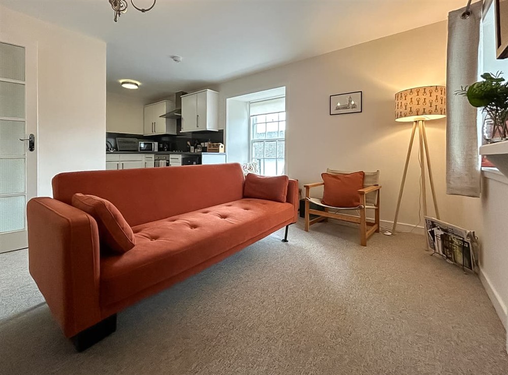 Living area at Sea View Apartment in Anstruther, Fife