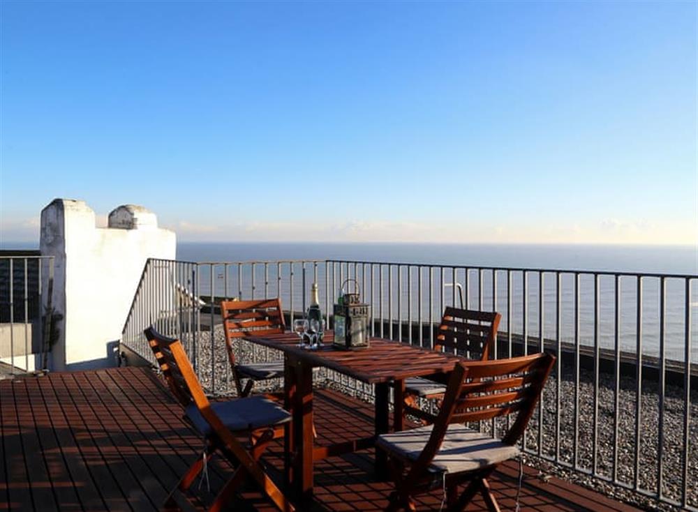 Sitting-out-area at Sea View Apartment in Ramsgate, Kent