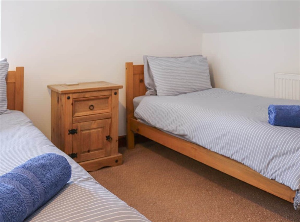 Twin bedroom at Sea View in Caernarfon, Gwynedd