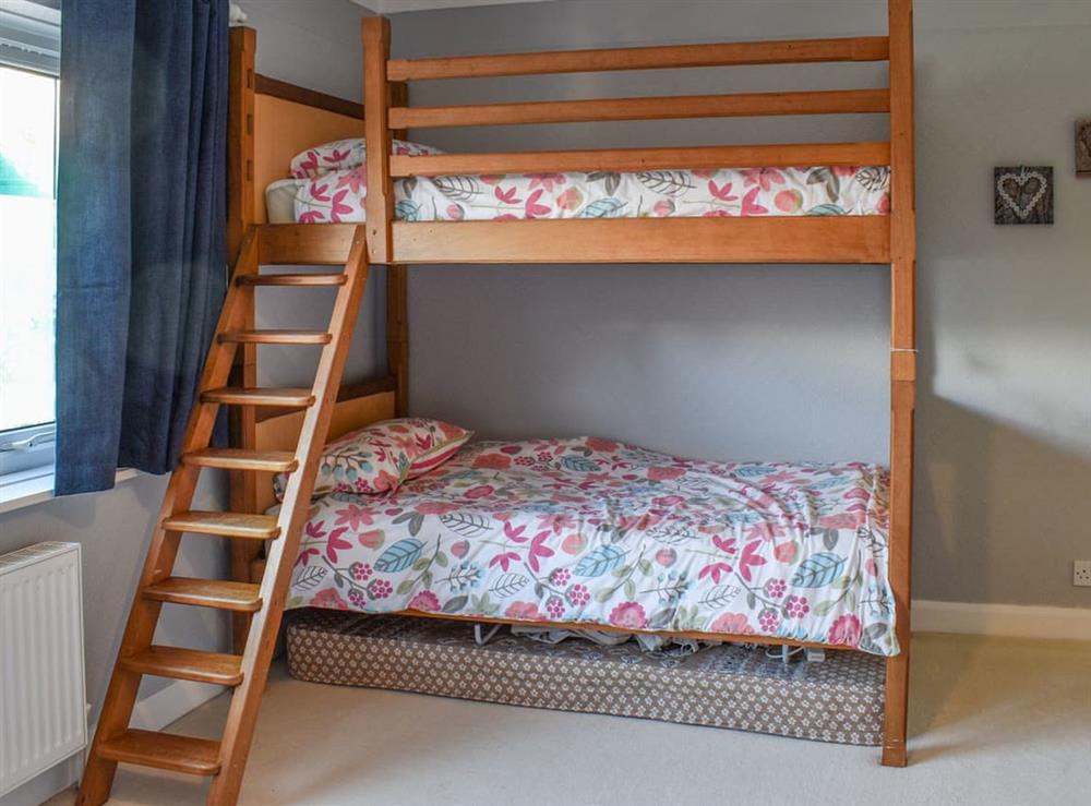 Bunk bedroom at Sea View Cottage in Rhos On Sea, Clwyd