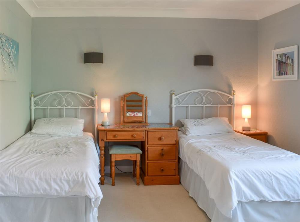 Twin bedroom at Sea View Cottage in Rhos On Sea, Clwyd