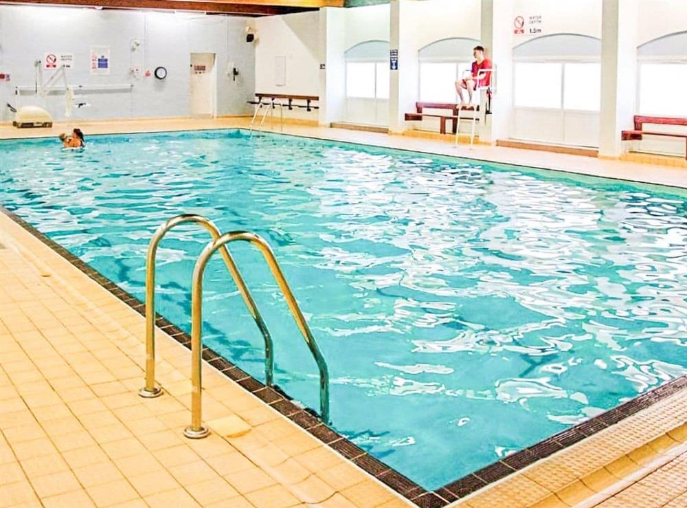 Swimming pool at Sea View Lodge in Morecambe, Lancashire