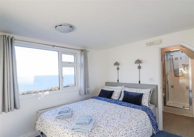 One of the bedrooms at Sea View, Mevagissey