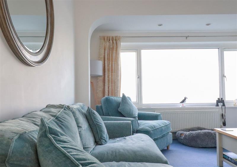Relax in the living area at Sea View, Mevagissey