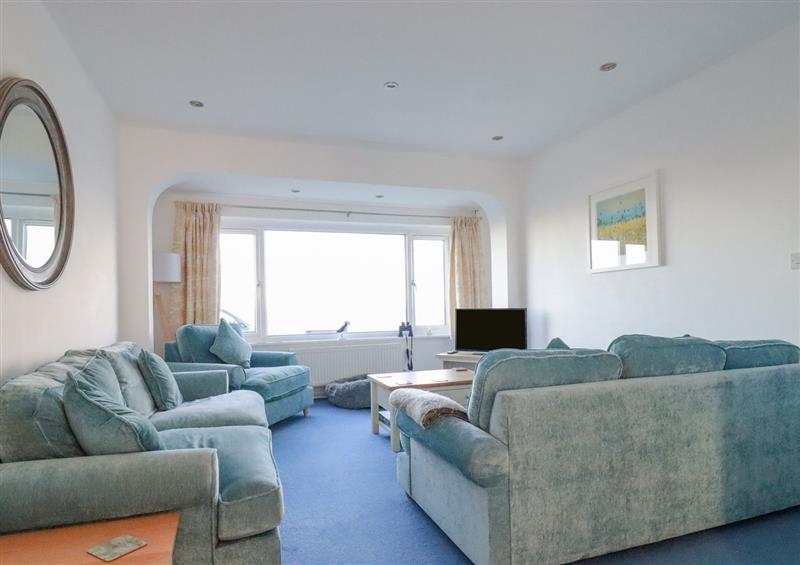 The living room at Sea View, Mevagissey