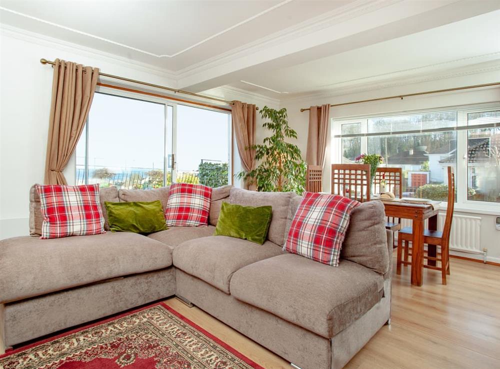 Living room/dining room at Sea View in Paignton, Devon