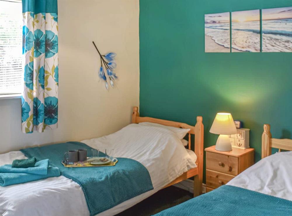 Twin bedroom at Sea View in Sheringham, Norfolk