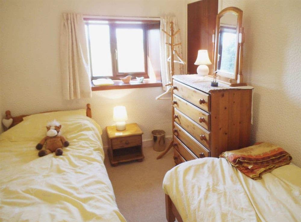 attractive twin bedroom at Sea View in Shilbottle, near Alnwick, Northumberland