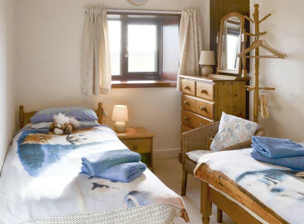 Good sized twin bedroom at Sea View in Shilbottle, near Alnwick, Northumberland