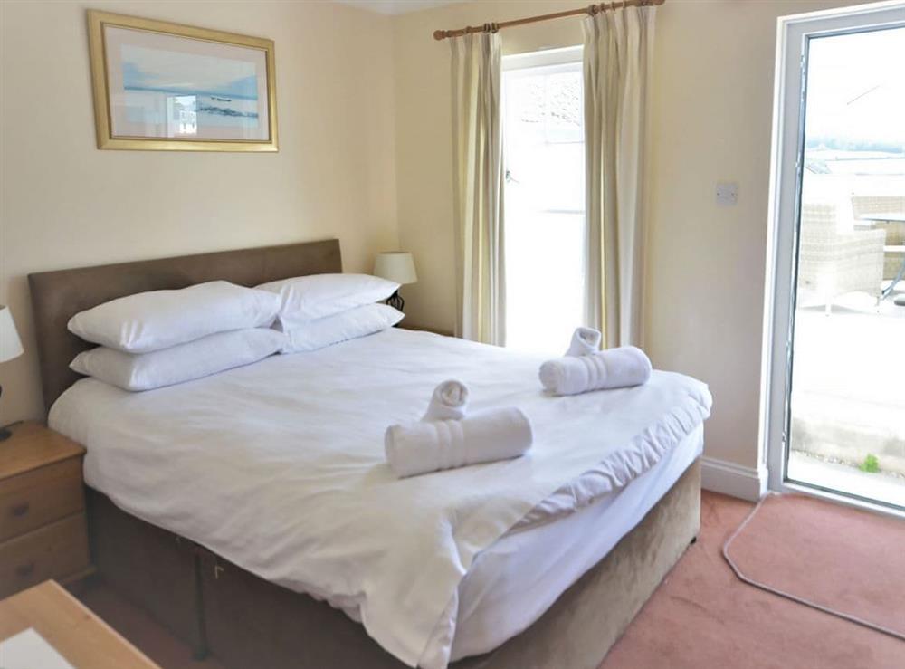 Double bedroom at Sea View in St Mawes, Cornwall