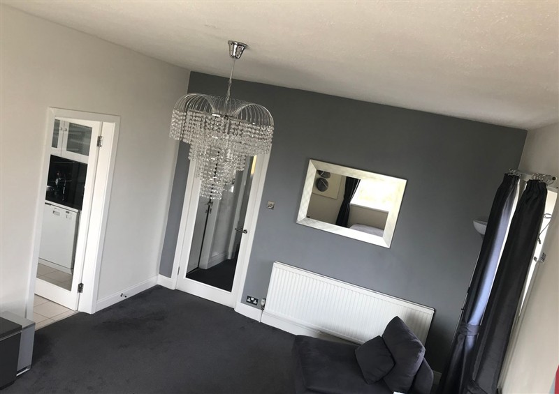 This is the living room at Sea Views No 8 Plas Darien, Trearddur Bay