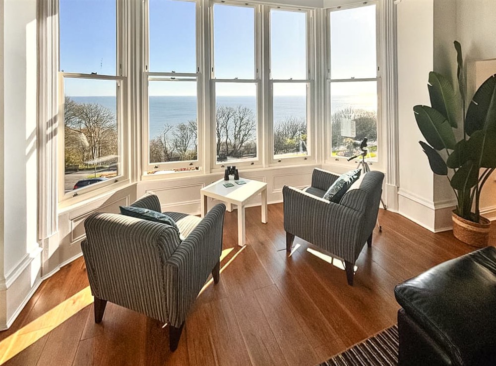 Living area at Sea Vistas in Scarborough, North Yorkshire