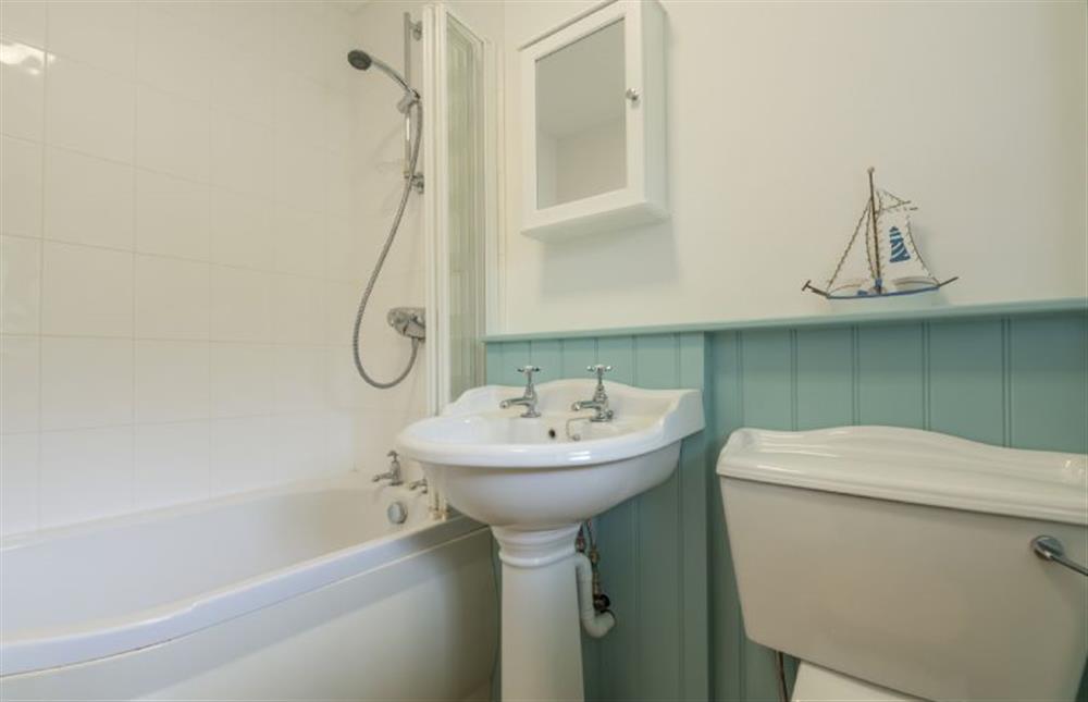 Ground floor: Bathroom with shower over (photo 2) at Sea Wind, Brancaster near Kings Lynn