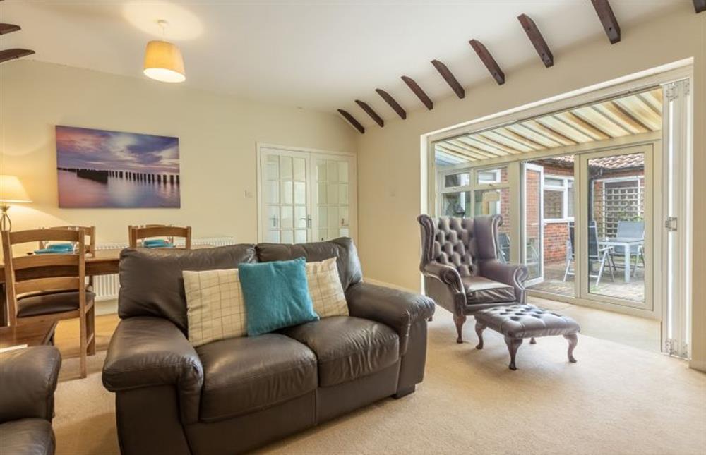 Ground floor: French doors lead to the terrace area at Sea Wind, Brancaster near Kings Lynn