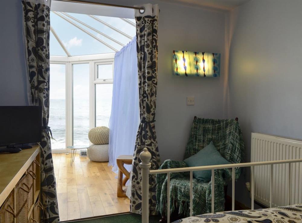 Comfortable bedroom at Sea Yonder in Buckie, near Cullen, Highlands, Banffshire