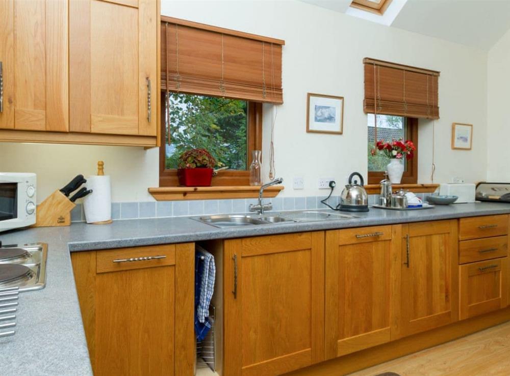 Kitchen at Seabird Cottage in Broadford, Isle of Skye., Isle Of Skye