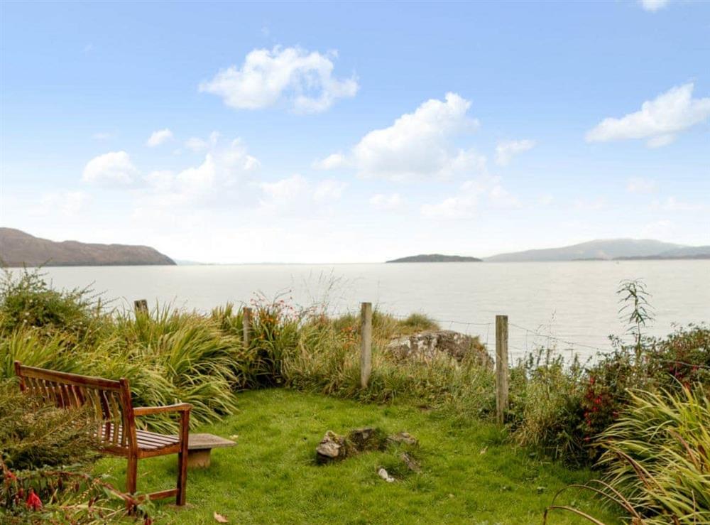 Stunning views over Broadford Bay at Seabird Cottage in Broadford, Isle of Skye., Isle Of Skye