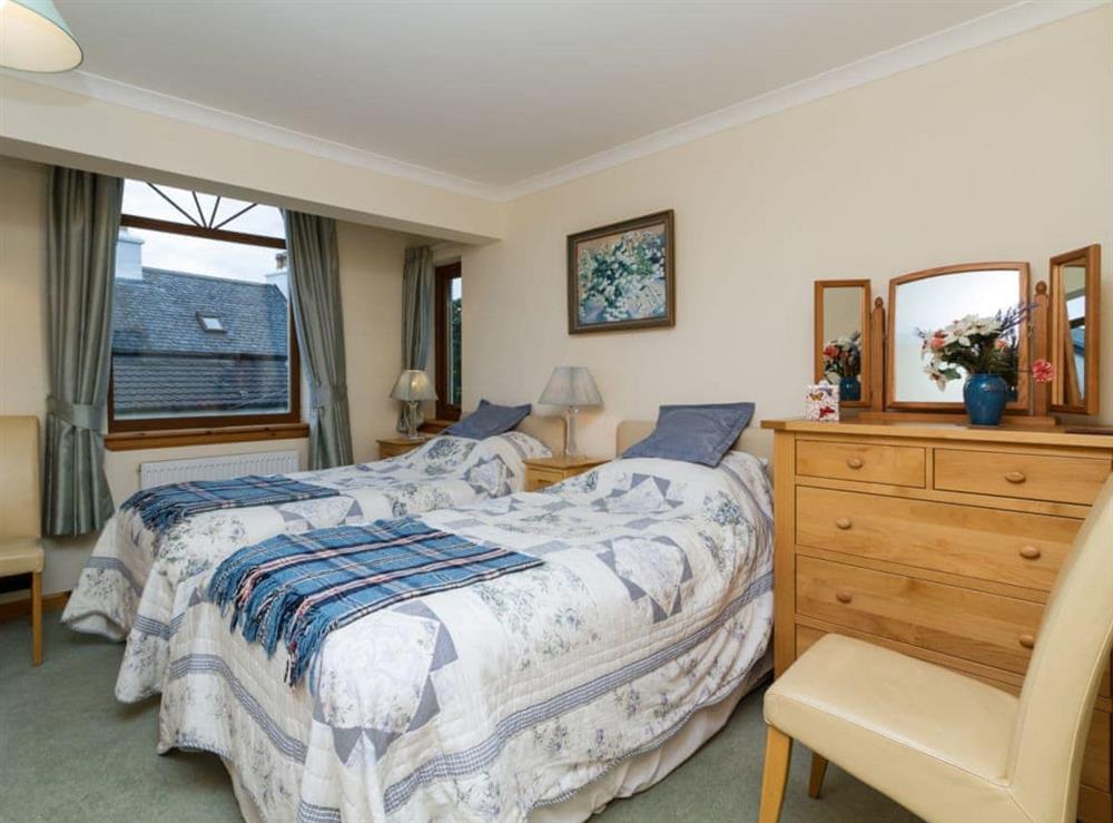 Twin bedroom at Seabird Cottage in Broadford, Isle of Skye., Isle Of Skye