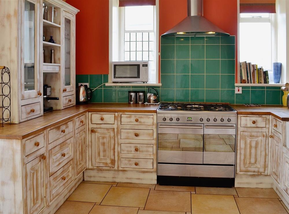 Kitchen at Seabiscuit in Rousdon, Lyme Regis, Dorset., Great Britain