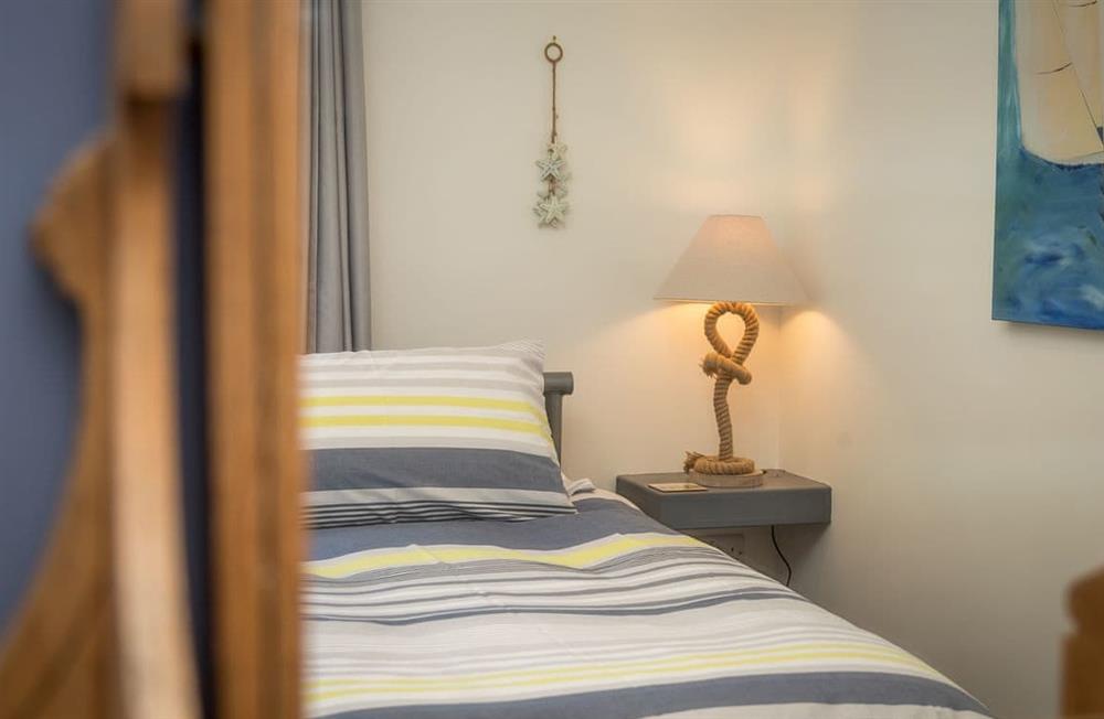 One of the 2 bedrooms at Seaborne Cottage in Pwlheli, Gwynedd