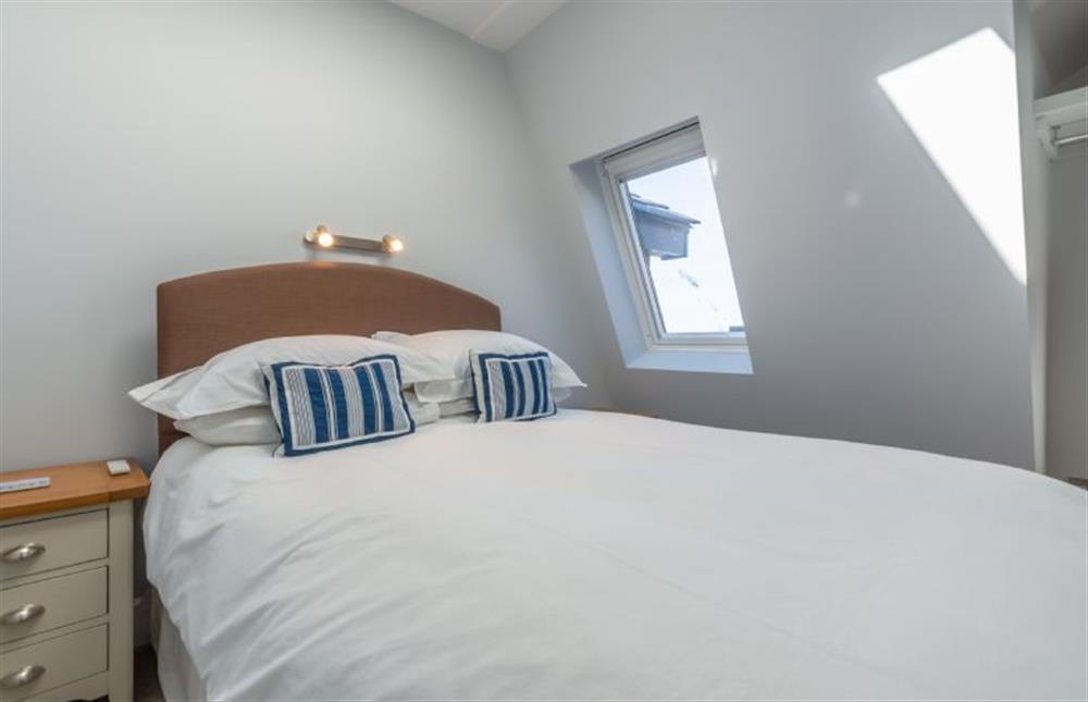 Double bedroom with restricted headroom at Seaborne, Wells-next-the-Sea