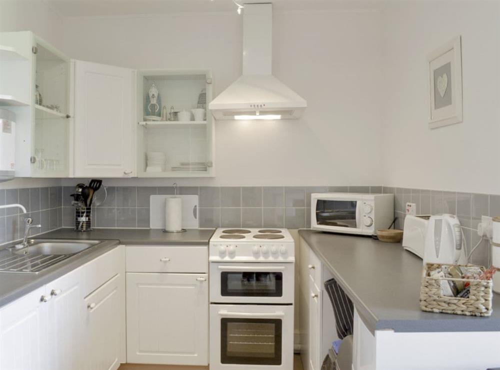Well-equipped fitted kitchen at Seabreeze in Scarborough, North Yorkshire