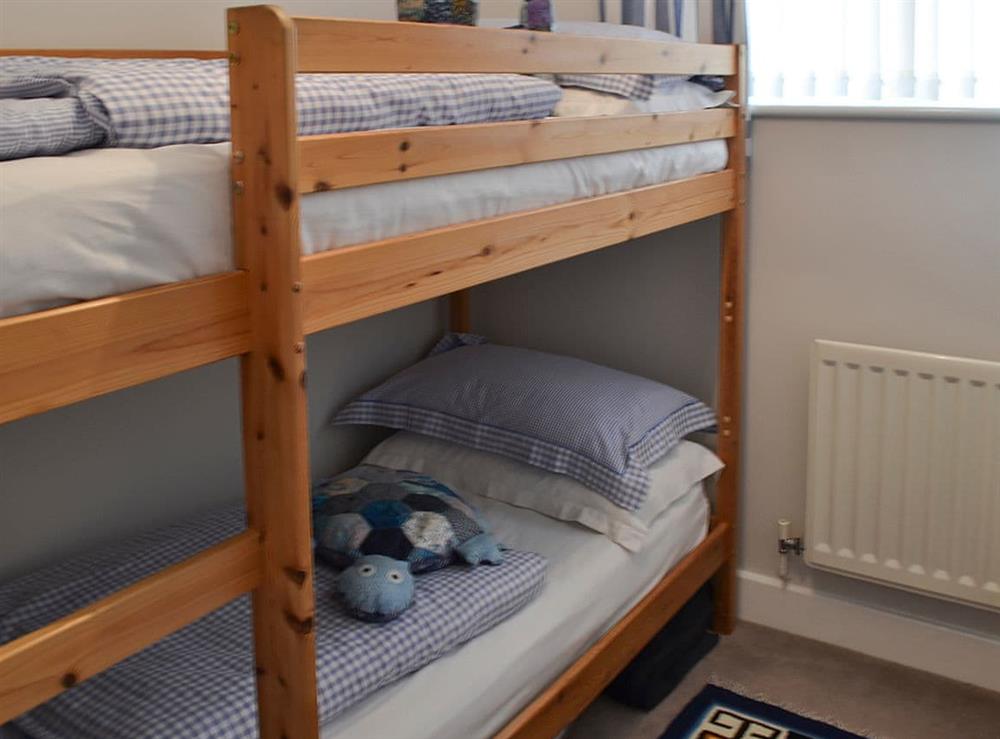 Bunk bedroom at Seabreeze in Seahouses, near Alnwick, Northumberland