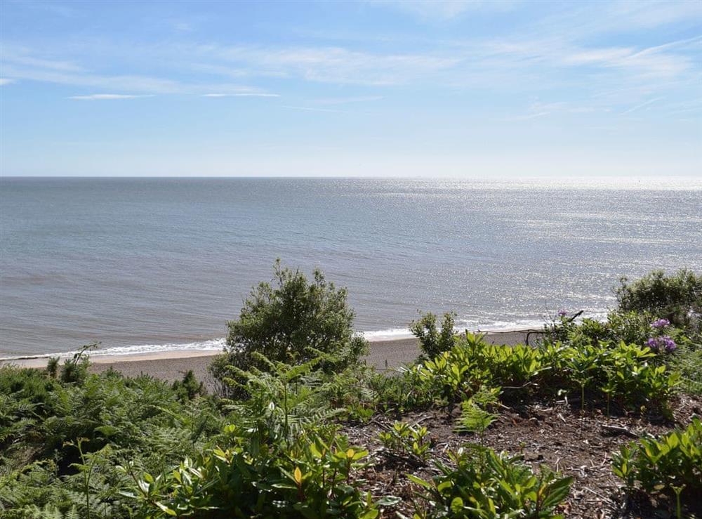 Amazing views of the beach and sea at Seacliff in Corton, near Lowestoft, Suffolk