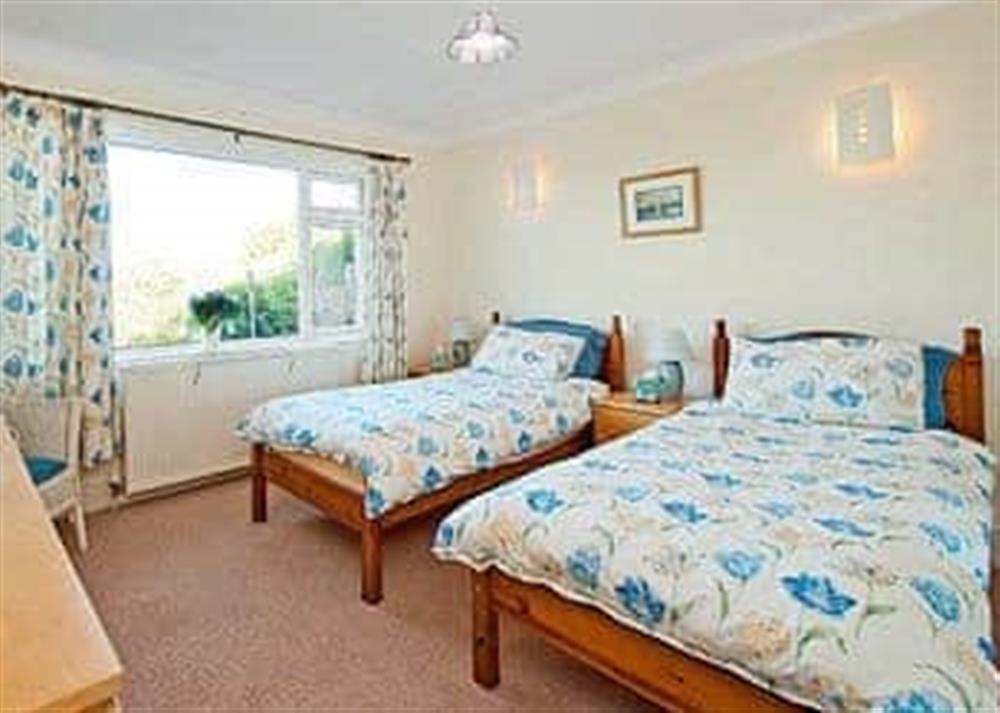 Twin bedroom at Seacot in Runswick, Nr Whitby., Cleveland