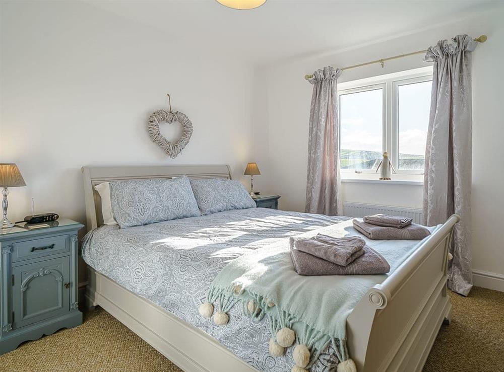Double bedroom at Seacote Gardens in St Bees, near Whitehaven, Cumbria