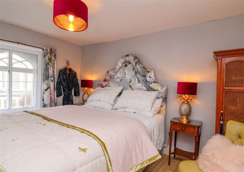 One of the bedrooms at Seacroft Cottage, Combe Martin
