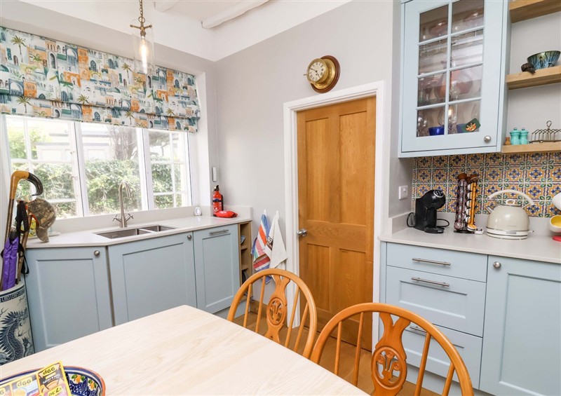 The kitchen at Seacroft Cottage, Combe Martin