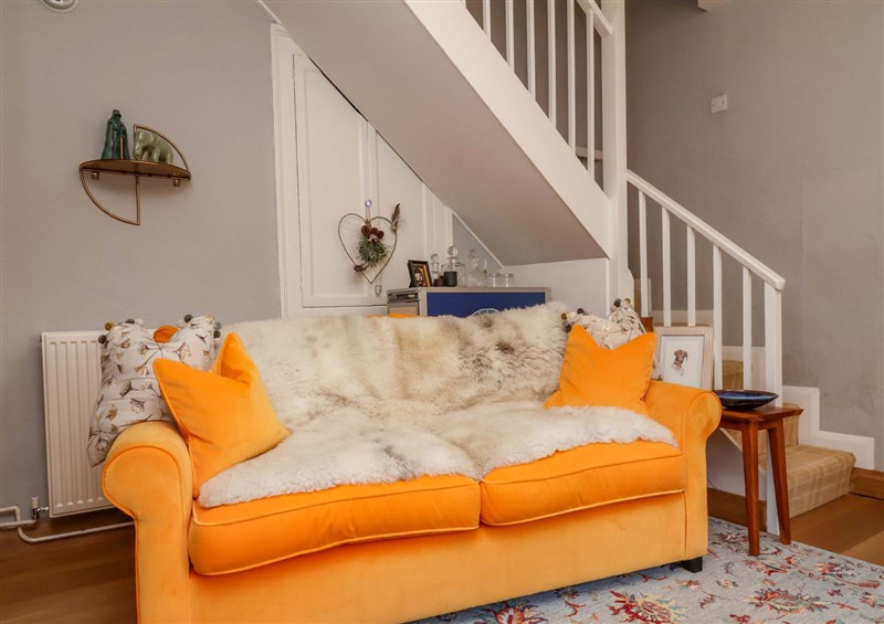 The living area at Seacroft Cottage, Combe Martin