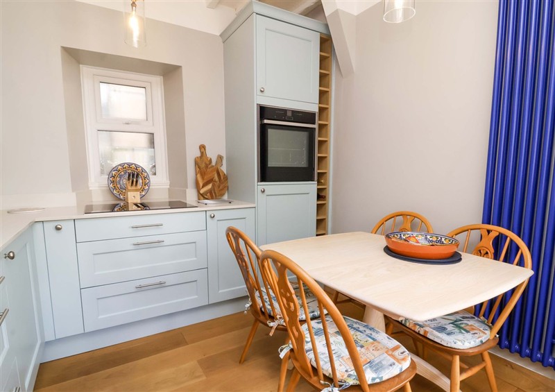 This is the kitchen at Seacroft Cottage, Combe Martin