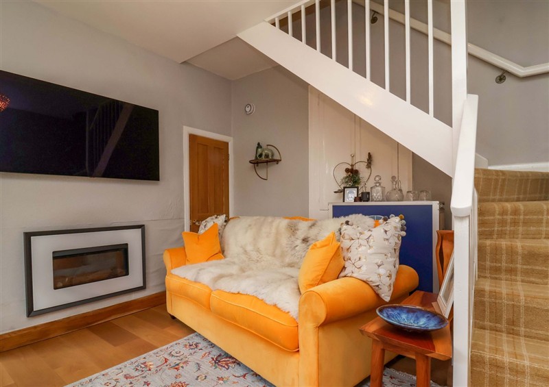 This is the living room at Seacroft Cottage, Combe Martin