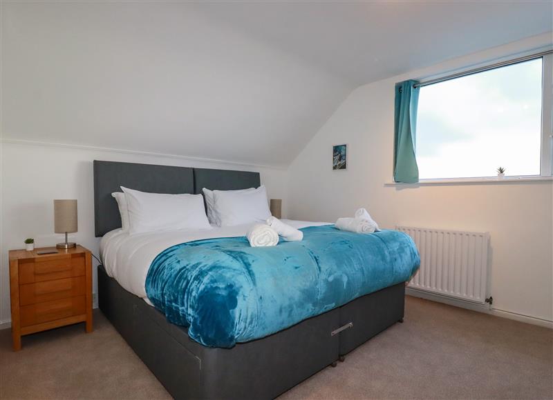 One of the bedrooms at Seacroft, Crantock