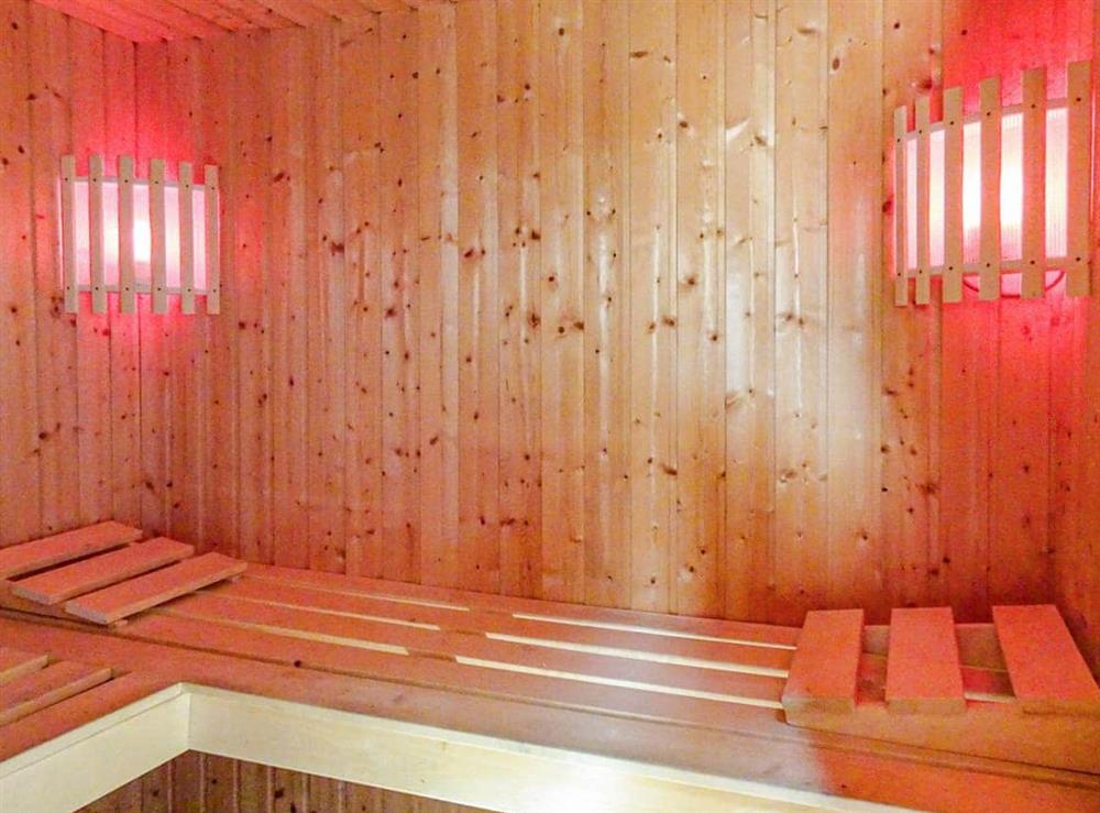 Sauna at Seacroft Lodge in Skegness, Lincolnshire