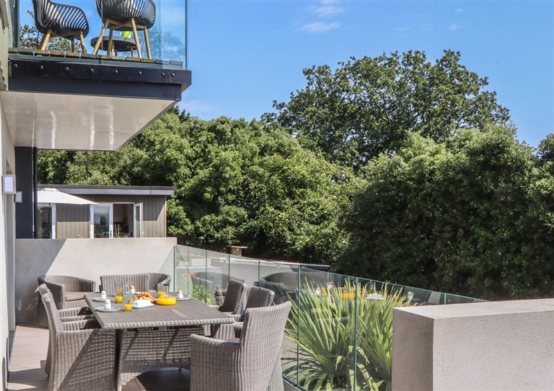 Enjoy a glass of wine on the patio (photo 2) at Seacroft, Wellswood near Torquay
