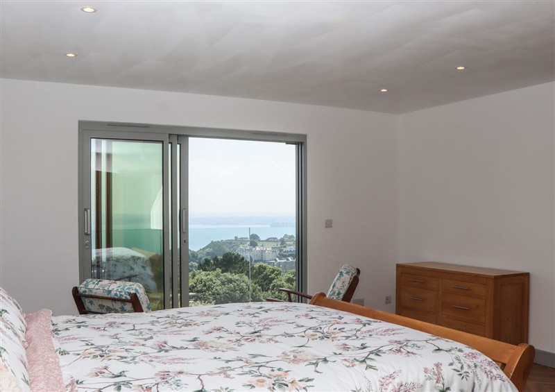 One of the bedrooms at Seacroft, Wellswood near Torquay