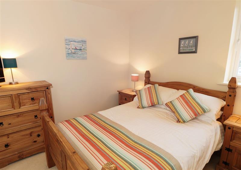 This is a bedroom at Seadrift, The Bay near Filey