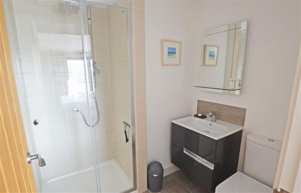 SeaEsta, Cornwall: Bedroom four en-suite shower room with walk-in shower at SeaEsta, Portreath
